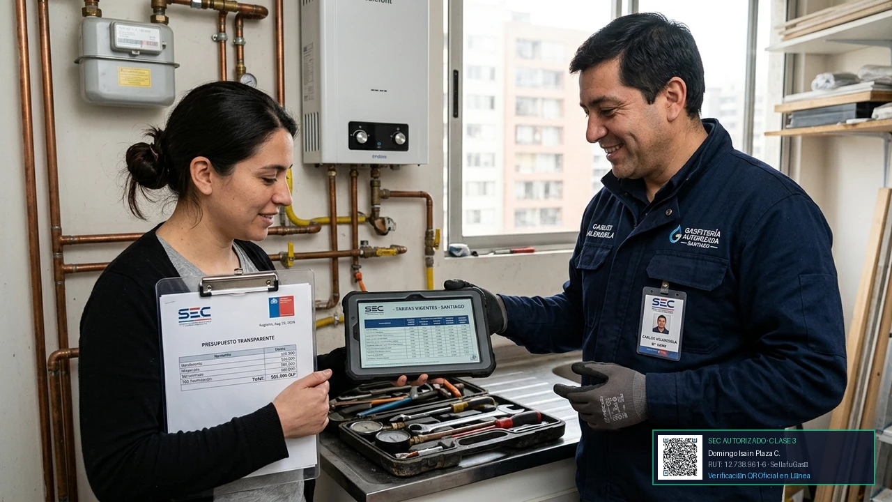 Guía de Precios y Tarifas de Gasfitería Autorizada SEC en Chile 2026: Costos Transparentes por Servicio